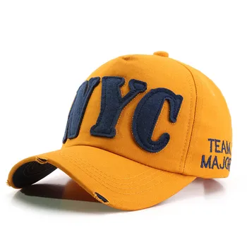 FS 2022 Lete Štýlový Žltá New Yorku Baseball Čiapky Pre Mužov Streetwear Snapback Hip Hop Ženy Spp Kosti Trucker Čiapky