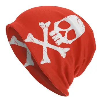 Kapitán Harlock Jolly Roger Čiapočku Čiapka Unisex Zimné Kapoty Pletenie Klobúky Vonkajšie Lyžiarske Anime Space Pirate Skullies Čiapky Čiapky