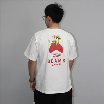LÚČE JAPONSKO 22SS Červené Lano Fuji Tiger Tlač Krátke Sleeve T-Shirt Pre Mužov A Ženy, Trend