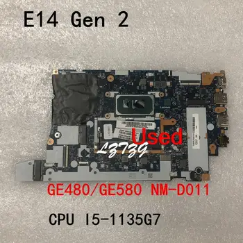 Používa sa Pre Lenovo ThinkPad E14 Gen 2 NM-D011 Notebook Doske doske CPU I5-1135G7 FRU 5B21C71870 5B21C71871 5B20Z48197